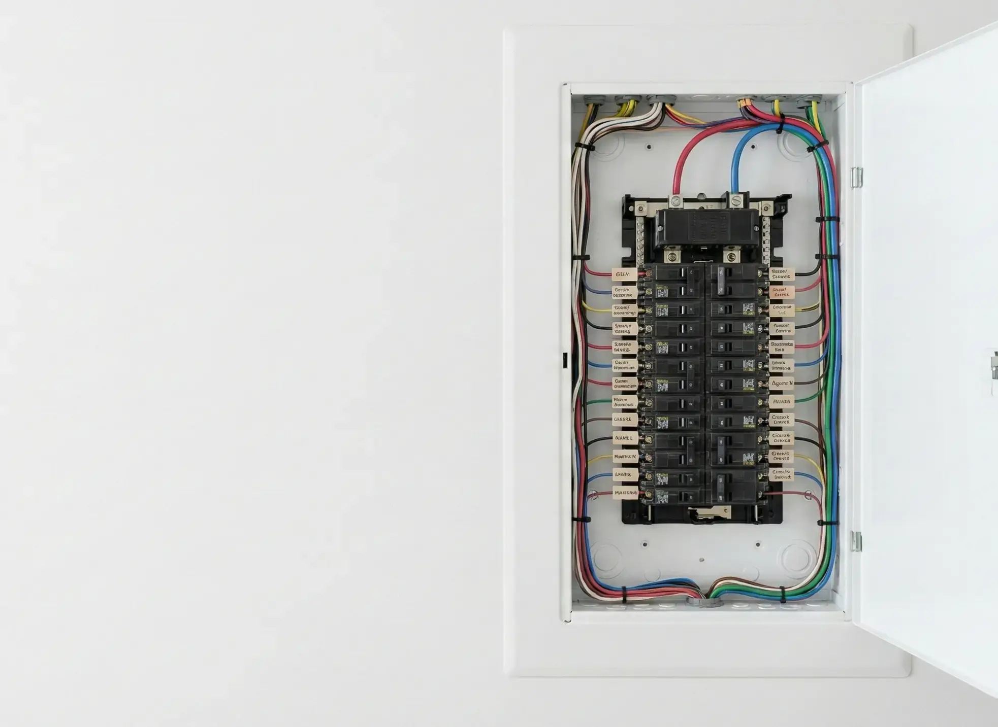 Electrical panel upgrade installation